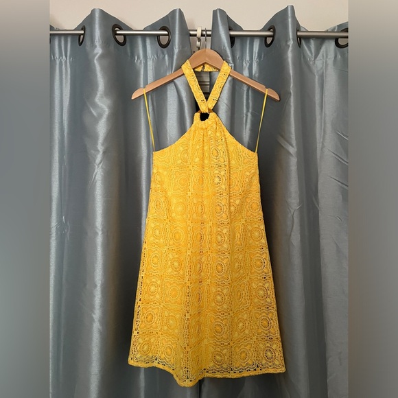 Ramy Brook Dresses & Skirts - NWT Ramy Brook Viola Crochet Halter Mini Dress — Size 4